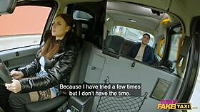 Get your dick hard for a discount and fuck in this fake taxi?
