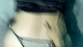 In a homemade webcam setup, a Latina emo milf shares a POV moment on a big bed using a notebook for connection.