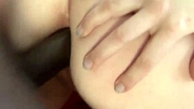 ANDREA BROWN WARMS UP HER BUTTHOLE FOR INTERRACIAL ANAL