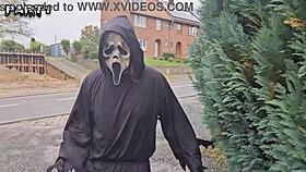 Alice Maze Licks Ass at Halloween Party