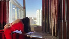 Wow! BBC Fucks Hard In Hotel Quickie!