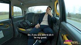 Get your dick hard for a discount and fuck in this fake taxi?