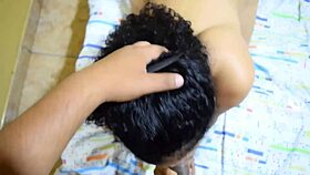 malena milf cacheraza gets interviewed for casting, her curly hair and mature look shining