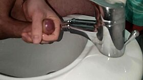 Shaving leads to excitement and climax