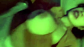 We had hard sex after the bar, her big tits bouncing.