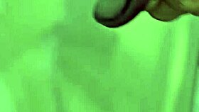 Suggestive Naked Amateur Rubs Monster Cock In And Out Of Shower With Small Waist