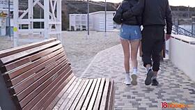 Fresh busty redhead teen rides queenlin