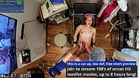 Nova Maverick's Pussy Blasted with Cum in Hospital Close-Up