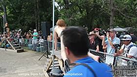 Check out Amanda Sample's behind-the-scenes squirt compilation, so nervous and shy 😳💦