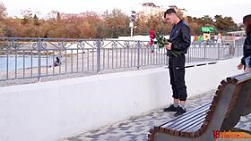 Fresh busty redhead teen rides queenlin