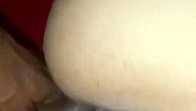Happy cuckold watches his wife with natural tits get anal and blowjob from big black cock.
