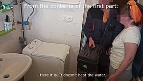 Part2 Sexy Mature Wife Banged by Repairman While Husband Sleeps. Unsuspecting Husband Joins Later