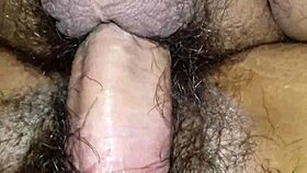 Discover The Contrast Of A Hairy Creamy Pussy Getting Fucked By A Big Cock