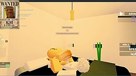 Hanging out with a pal in the yacht room Roblox condo RP collaboration with catalina2991