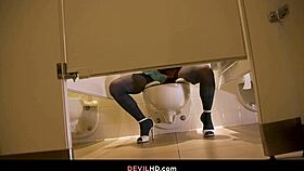 I Caught My Nympho Secretary Masturbating In The Toilet, And We Ended Up Having Sweaty Anal On My Table - Jesse Pony