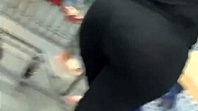 big ass nalgona teasing in voyeur scene