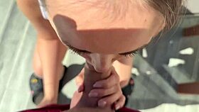 he punishes teen mouth with big cock blowjob and tits