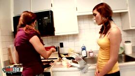 Teen Twins Engage in Lesbian Cunilingus and Pussy Licking on Campus