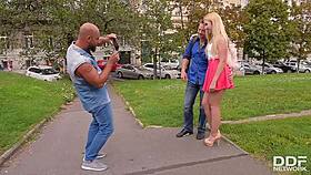Double Dick Pounding Leaves Tourist Samantha Rone Shaking After Sightseeing