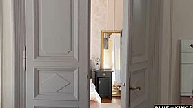 chica teen 18+ fucks her roommates secretly and asks for double penetration