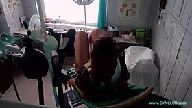 Nurse performs intriguing gyno exam with toys