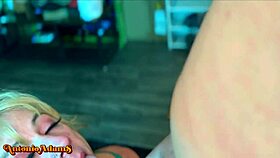 eckobelle craves protein before workout with blowjob, slut pussy, and big black cock