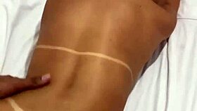 this nymph is suffering on the big dick, wow!