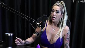 julia fontanelli wants to be a slut in this sheer red outfit for the job.