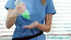 tiffany watson tribbing with scarlet skies masseuse