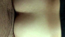 I fuck my petite love in our cozy home in doggy style