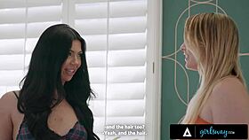 Girlsway - PAWG Holly Day Seduces Stepmom Serene Siren