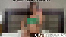 your cock is now my prisoner, bound and teased with toys