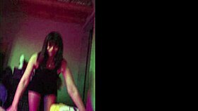 Latina housewife gives deepthroat blowjob