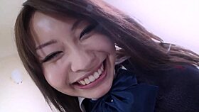 Japanese cosplay cutie in amateur action