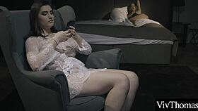 sexy naomi bennett spanks curvy ass and teases big beautiful breasts