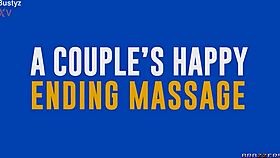 couple's happy ending massage with hailey rose and sinatra monroe 😘