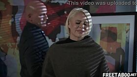 Hot Blonde Milf Gets Nailed Hard During Real Photoshoot on Freetaboo.net.