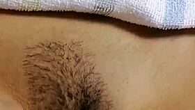 Damn! Hairy Pussy Masturbates, Gets Penetrated, and Shaved Clean!