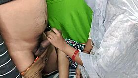 College teacher wife fucked doggy style in hostel room