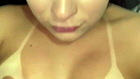 this nymph is suffering on the big dick, wow!