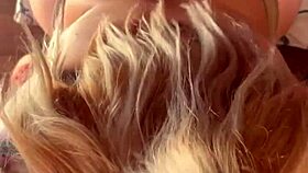 I luv suckin her cock an ridin that nice dick, gettin all the cum on my face!