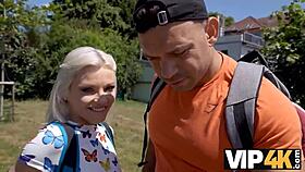 Sluts orgasm in cowgirl while watching tourists 😍