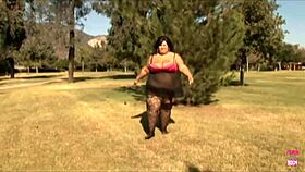 Hot guy fucks horny BBW interracial style