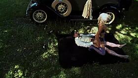 damn natasha marley getting railed hard by paul chaplin outdoors