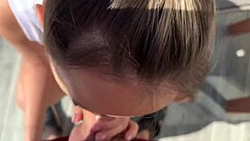 he punishes teen mouth with big cock blowjob and tits