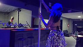 at the end of the carnival party, the dj kept staring at me, and i couldn't resist going to fuck him in the booth.