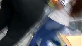 big ass nalgona teasing in voyeur scene