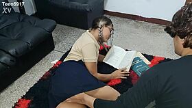 She came to study but left well fucked