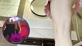 I'm obsessed with this braless hot brunette showing her legs and ass