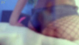 Wow, Angie Moon takes double anal creampie with BBC rough! 😍